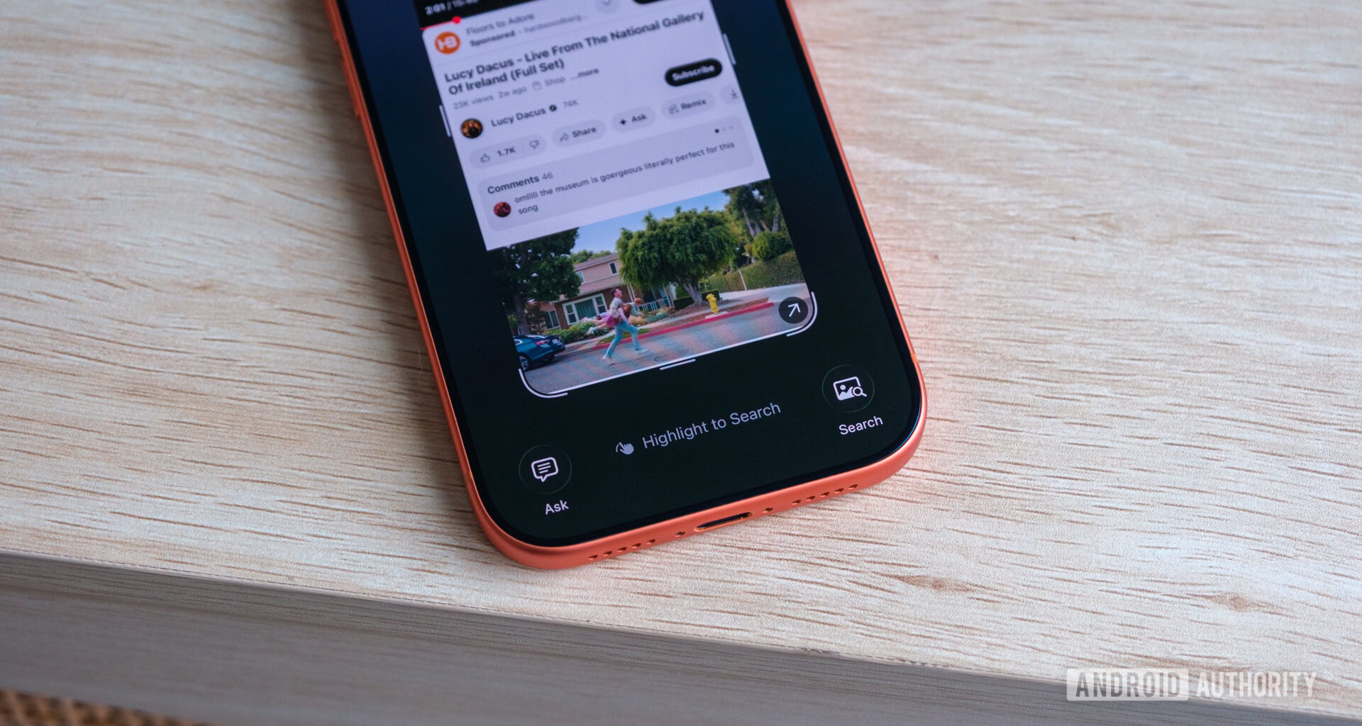 Apple Visual Intelligence vs Circle to Search Apple search buttons