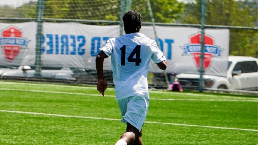 Miles Mewa is one of many Canadian kids who had to drop out of soccer due to financial barriers. (Image submitted by Miles Mewa)