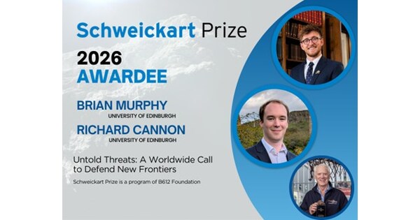 B612 Foundation Announces 2026 Winner of the Schweickart Prize