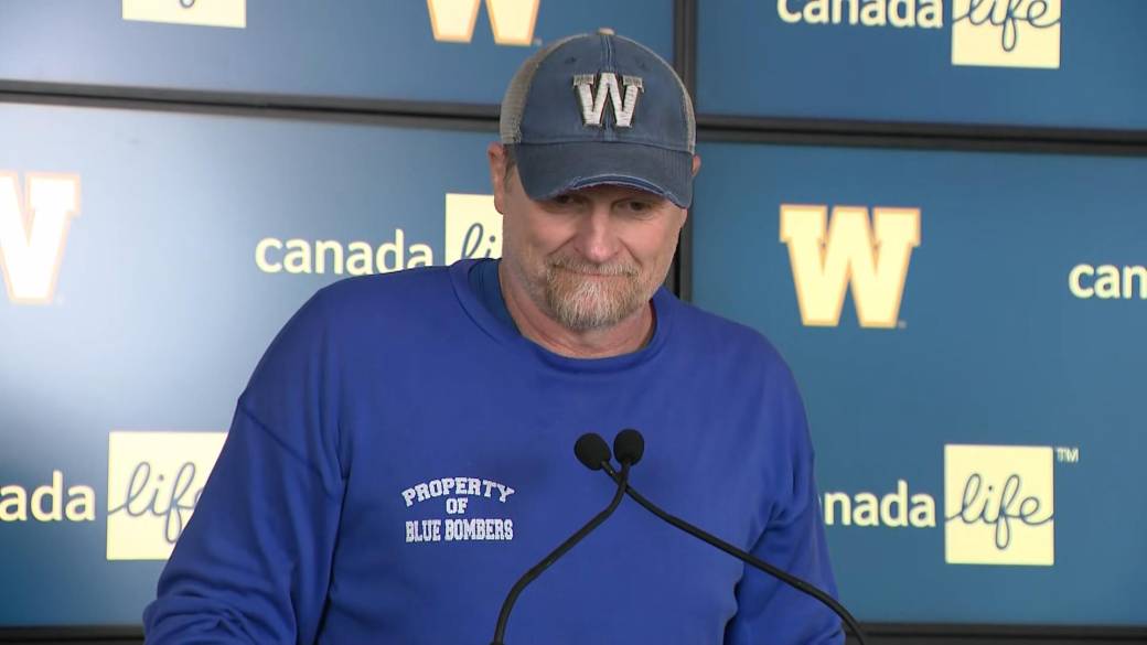 Click to play video: 'RAW: Blue Bombers Mike O’Shea Interview – June 8'