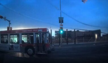 Viral videos show Calgary Transit buses running red lights, stop signs - Calgary