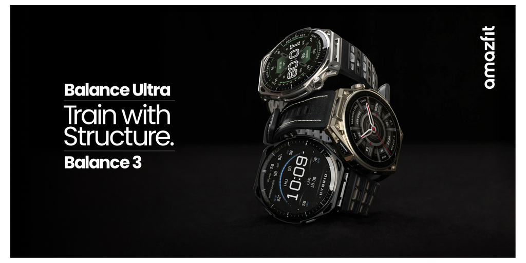 Amazfit Introduces a New Era of Hybrid Training with Balance 3 and Balance Ultra