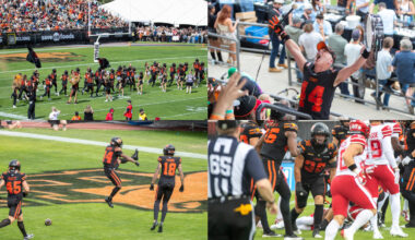 PHOTOS: First CFL game in Kelowna a smashing success despite Lions loss
