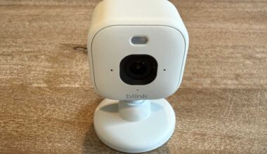 Blink Mini 2K top down angle