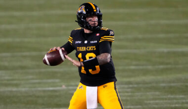 Bo Levi Mitchell ties career best with five TDs in Ticats' win over Lions