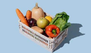 Box of vegetables