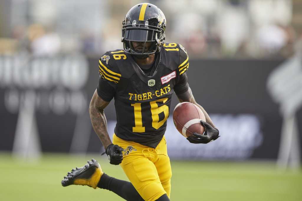 Ticats legend Brandon Banks surprised with Canadian Football Hall of Fame selection during CFL season-opener