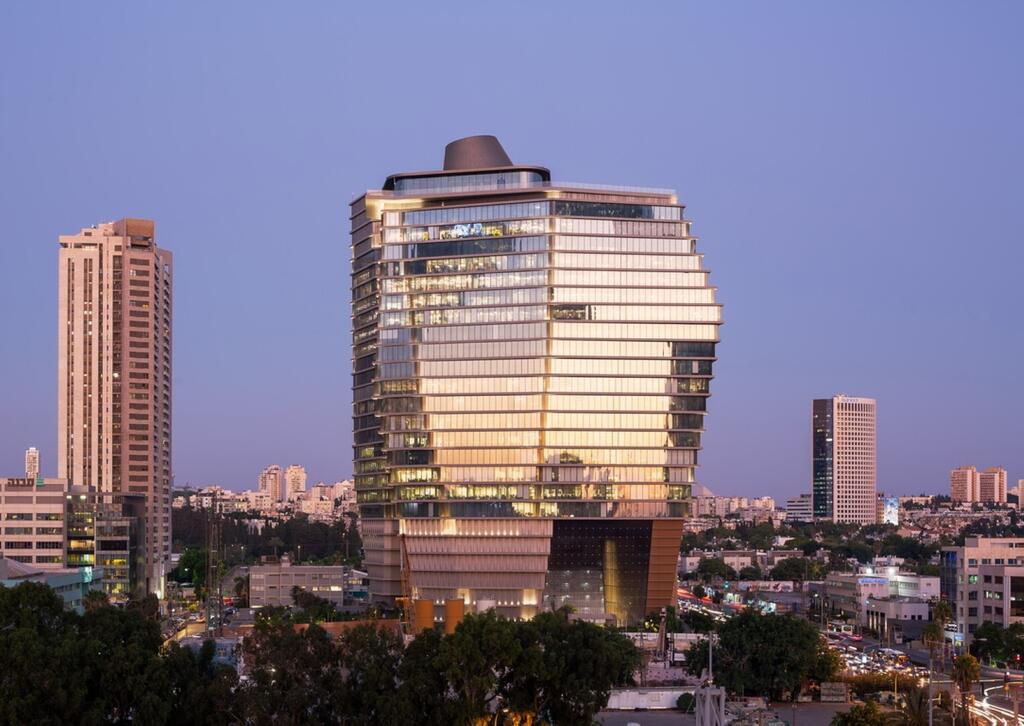 The first tower was completed in 2019 (Photo: Sharon Tzarfati) ToHA