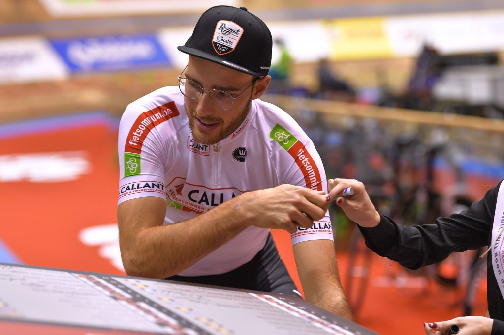 Jan Willem van Schip at a track race