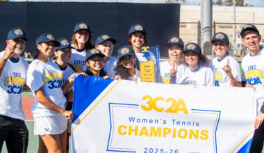CCCAA Women's Collegiate Tennis Rankings - Year-End