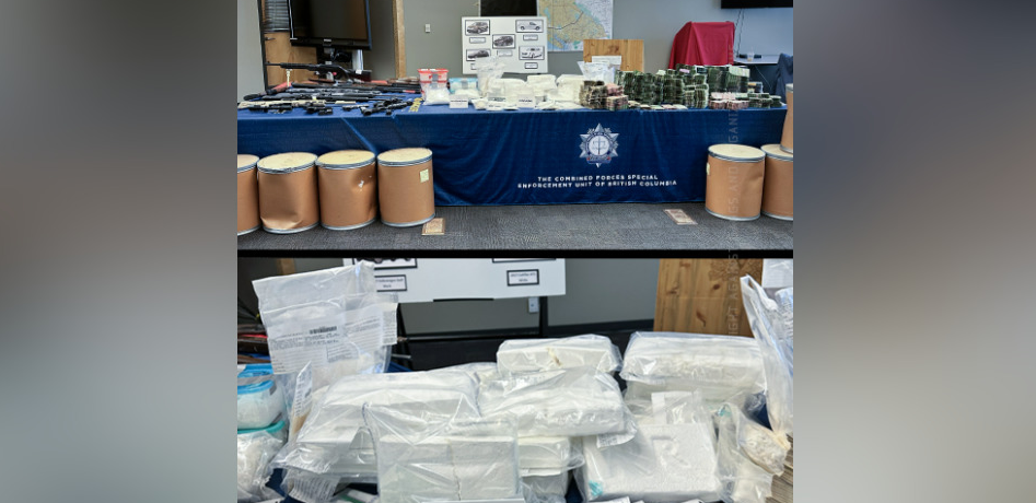Investigation results in large seizure of drugs, weapons, cash in Lower Mainland