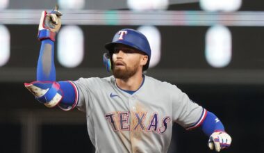 Brandon Nimmo, Alejandro Osuna lift Texas Rangers to win over Miami Marlins