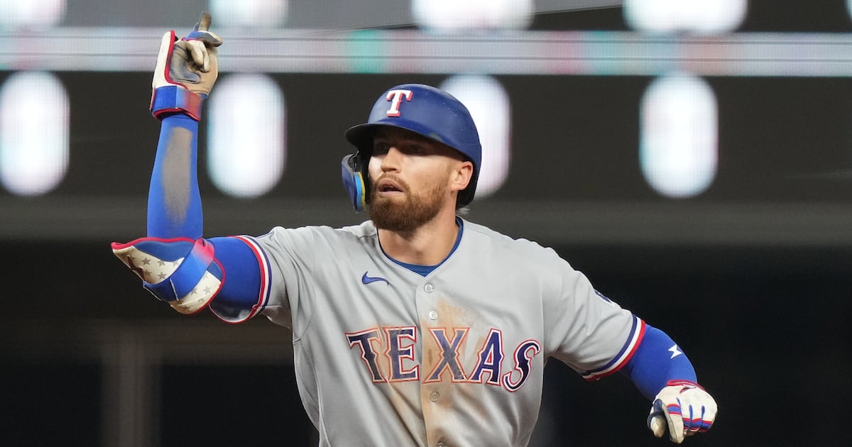 Brandon Nimmo, Alejandro Osuna lift Texas Rangers to win over Miami Marlins