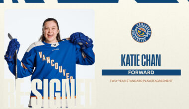 VANCOUVER GOLDENEYES RE-SIGN RICHMOND’S KATIE CHAN TO TWO-YEAR CONTRACT | PWHL