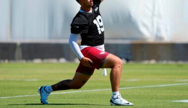 Arizona Cardinals rookie QB Carson Beck trying to speed up learning curve