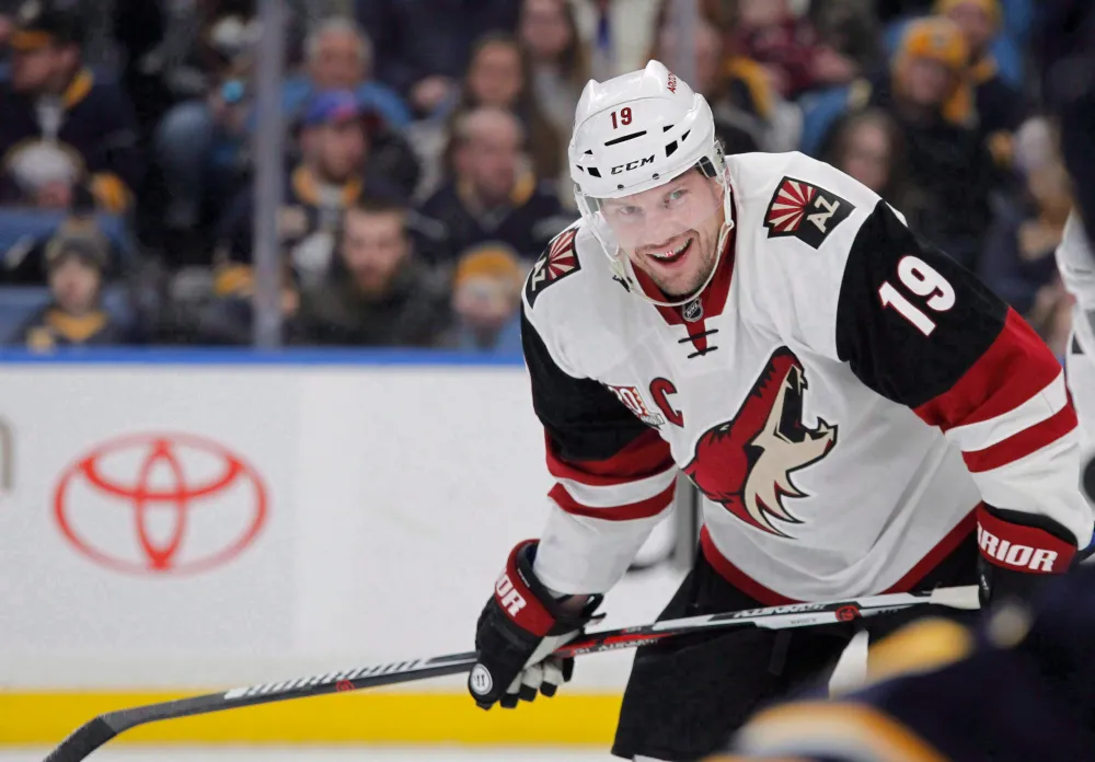Jeffrey T. Barnes / The Associated Press files
Shane Doan playing for the Arizona Coyotes in 2017.