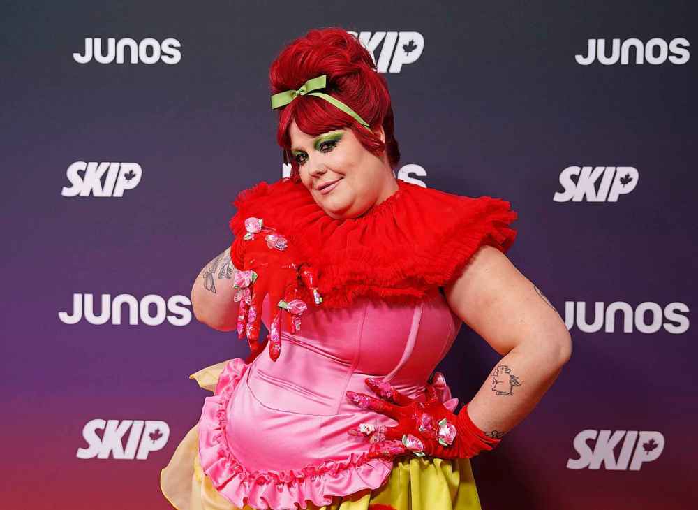 Begonia arrives at the 2026 Juno Awards in Hamilton. (Peter Power / The Canadian Press files)