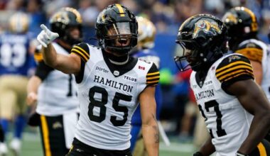 Tiger-Cats spoil home opener for Winnipeg Blue Bombers with 37-27 win - Winnipeg