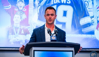 Jonathan Toews media availability following his retirement from the NHL after 16 seasons – Illegal Curve Hockey