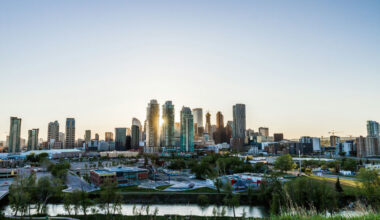 The Calgary skyline