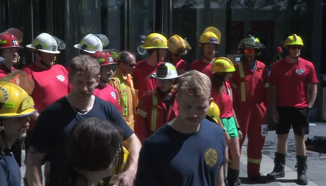 Hundreds take on Calgary Firefighter Stairclimb Challenge