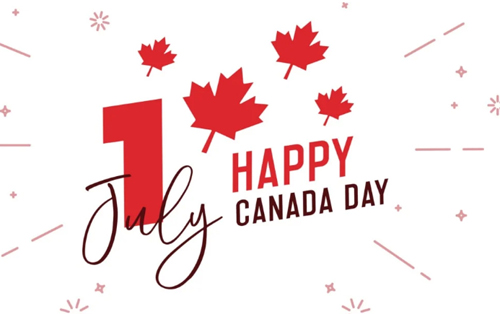 Canada Day, July 1, wordmark