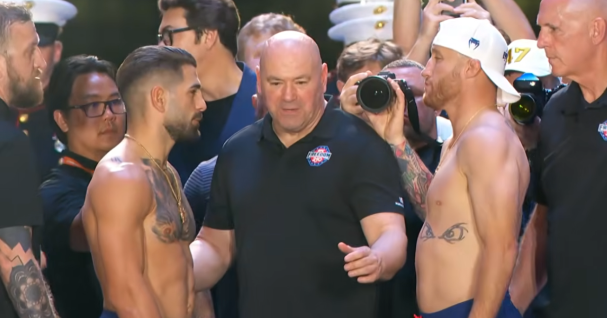 Video! Watch Final UFC Freedom 250 Staredowns | Topuria Vs. Gaethje