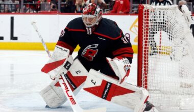 Hurricanes goalie Frederik Andersen misses practice for 'maintenance day'