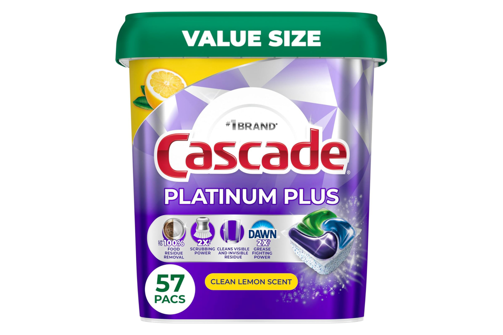 Cascade Platinum Plus Dishwasher Pods (57-Count)