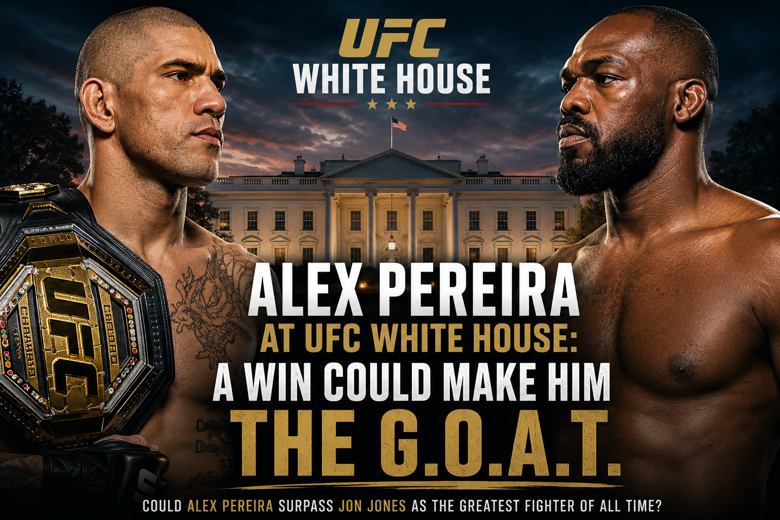 Alex Pereira, Jon Jones, GOAT