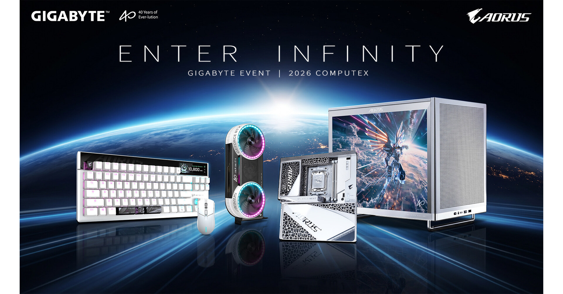 GIGABYTE EVENT Unveils the Full-Stack of New Products with "ENTER INFINITY" at COMPUTEX 2026
