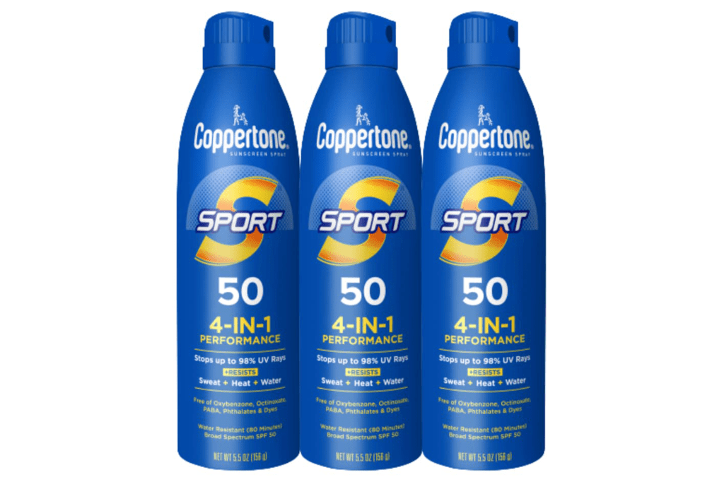 Coppertone Sport Sunscreen Spray SPF 50 (3-Pack)