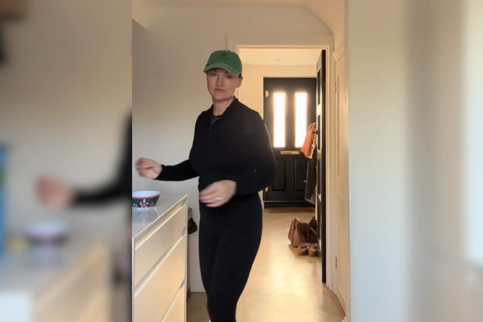 Antonia Coulson in her kitchen.