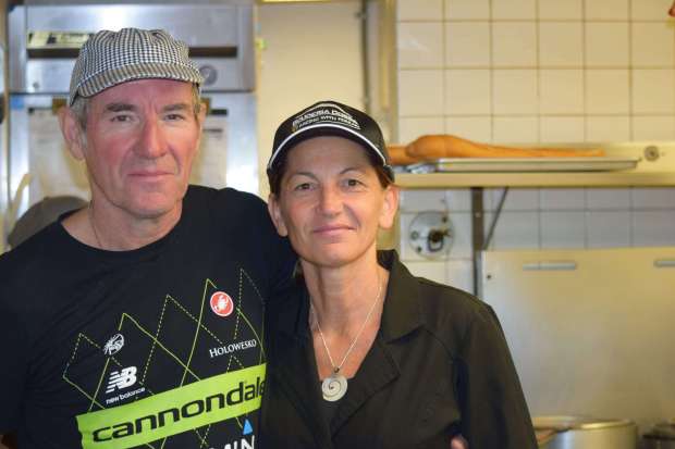 Rita Fagliabozzo and Luca Pesce manage a culture of cleanliness at Riviera Ristorante in Santa Rosa, a star among restaurants inspected by the health department. (James Dunn / North Bay Business Journal, November 2016)