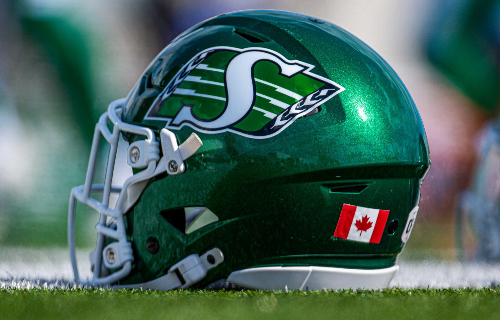 Saskatchewan Roughriders helmet