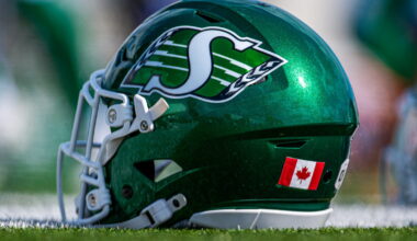 Saskatchewan Roughriders helmet
