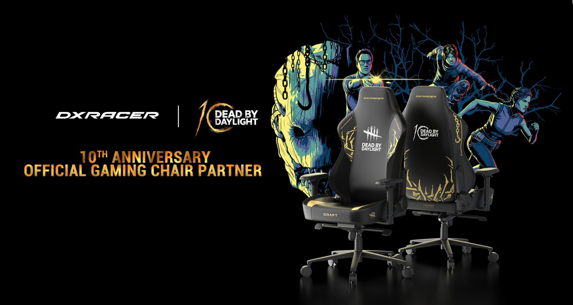 DXRacer unveils exclusive chairs for Dead by Daylight's 10th anniversary