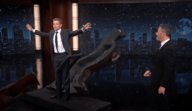 Matt Damon Crashes 'Jimmy Kimmel Live!' in a Trojan Horse to Troll Him: 'I Did It!'