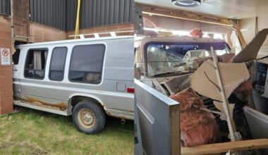 Stony Plain daycare evacuated after van hits building, gas leak detected - Edmonton