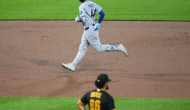 Far-from-perfect 10: Dodgers put up double digits in seventh to beat Pirates, spoil Paul Skenes' quality start