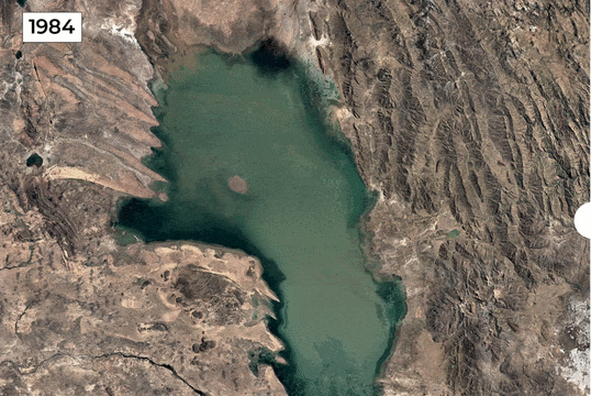 Satellite images show 10 places where water is disappearing globally | Climate Crisis News