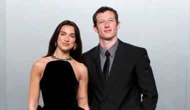 Dua Lipa and Callum Turner