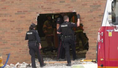 Sherwood Forest Mall: Car crashes into London shopping centre