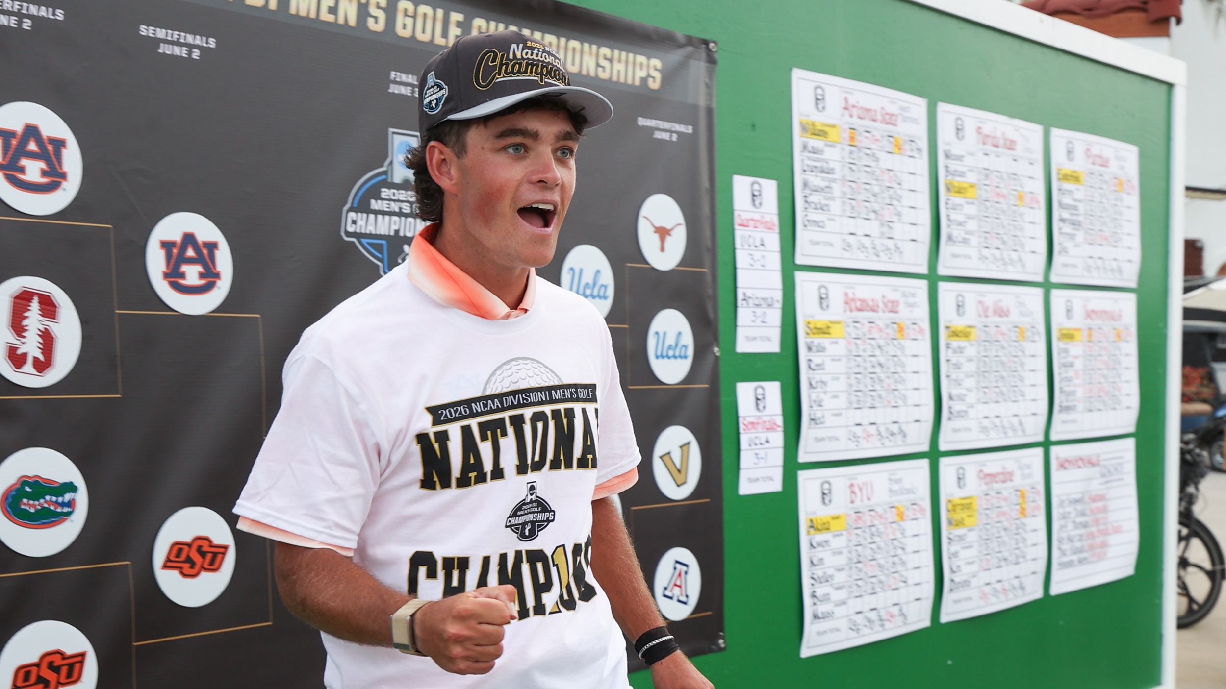 Jackson Koivun celebrates a second National Championship with Auburn University