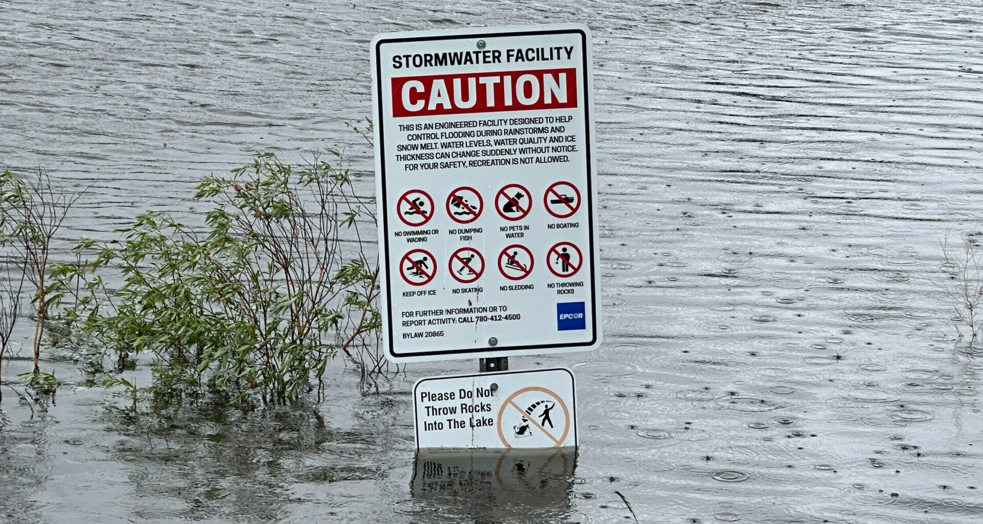 Edmonton rain, flooding: residents asked to conserve water