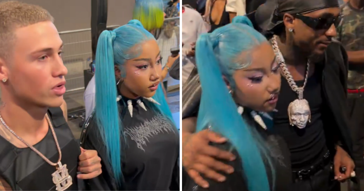 13 year old North West is swarmed by grown men in 'sickening' clip as she tours alone in Paris