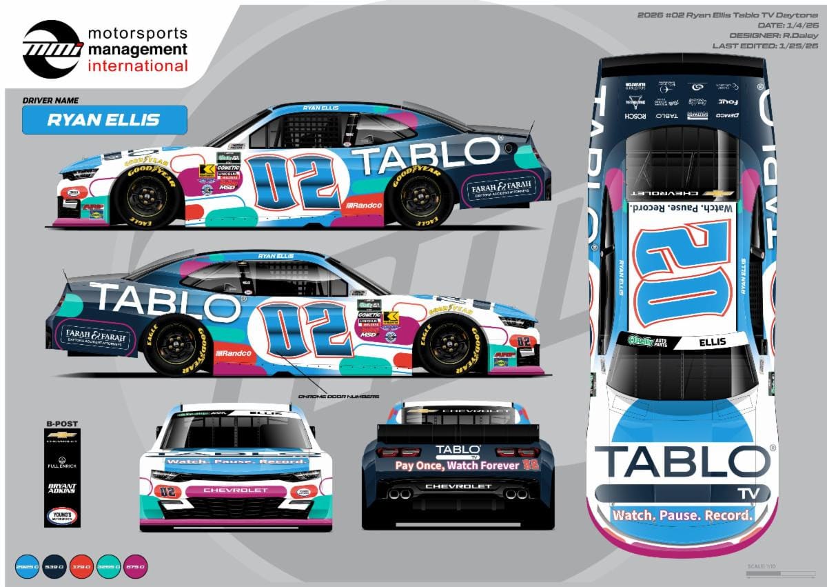 Young’s Motorsports Las Vegas Motor Speedway NASCAR O’Reilly Auto Parts Series Team Preview