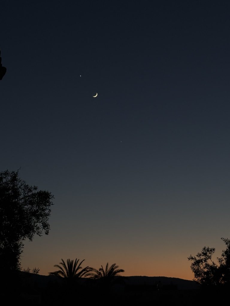 Evening Alignment of 4 planets