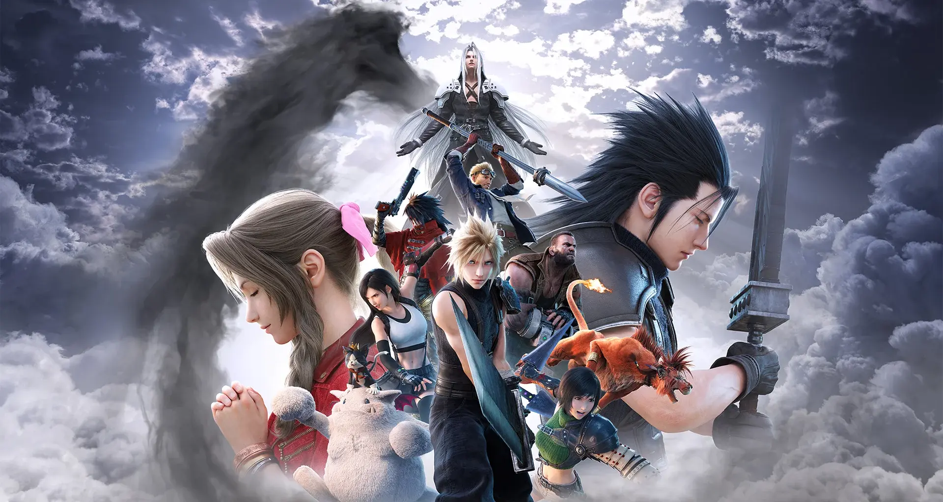 The key art for Final Fantasy VII Revelation.