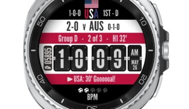 Free Wear OS watch face turns your smartwatch into a real-time World Cup scoreboard